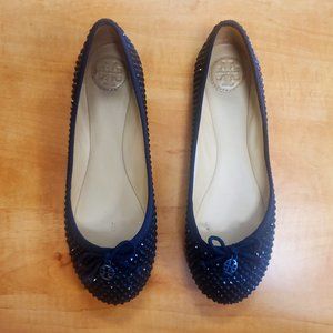 Tory Burch Black Ballet Flats